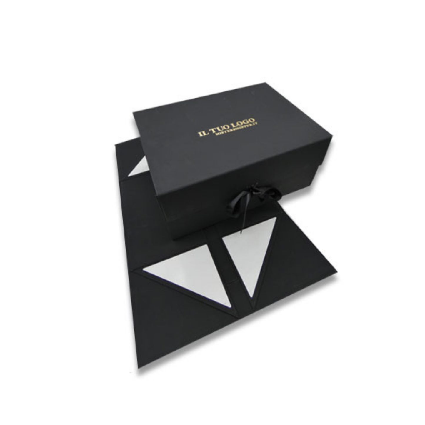Box Chiusura Magnetica - Nero - F.to 39 x 28 x 18 cm.