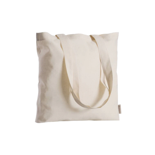 Borsa shopping in cotone naturale, manico lungo - Nikki