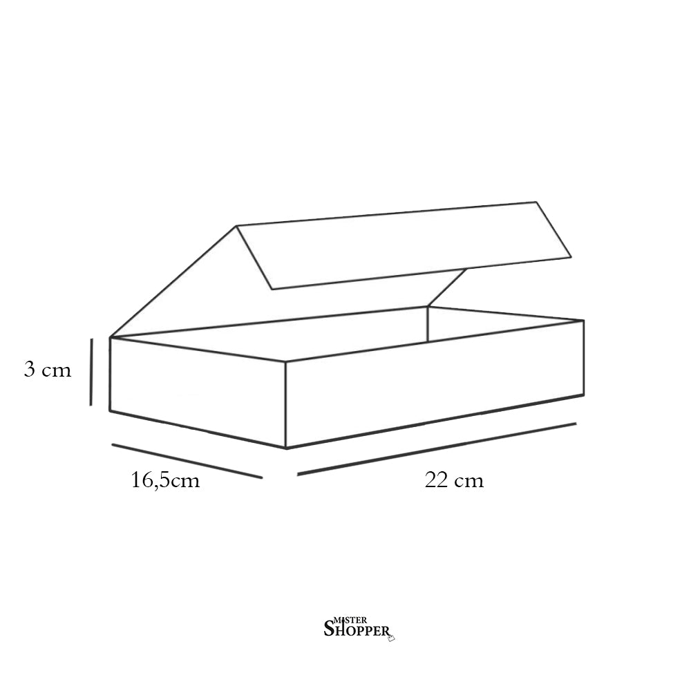 Box Chiusura Magnetica - Glossy F.to 22x3x16,5 cm