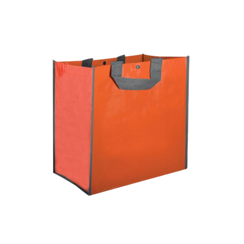 Borsa shopping in polipropilene riciclato, manici corti con soffietto - Ares