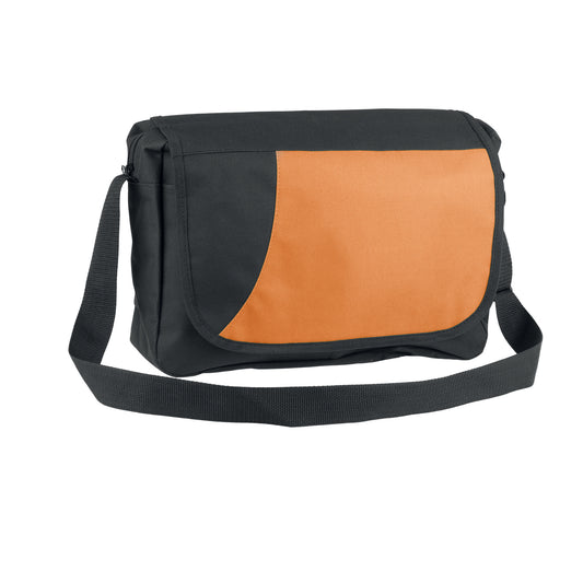 Borsa portadocumenti con fantasia bicolore, in poliestere 600D, con interno multitasche e tracolla regolabile