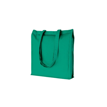 Borsa shopping in cotone con manici lunghi e rifiniture cucite - Menfi (Manca il prezzo)
