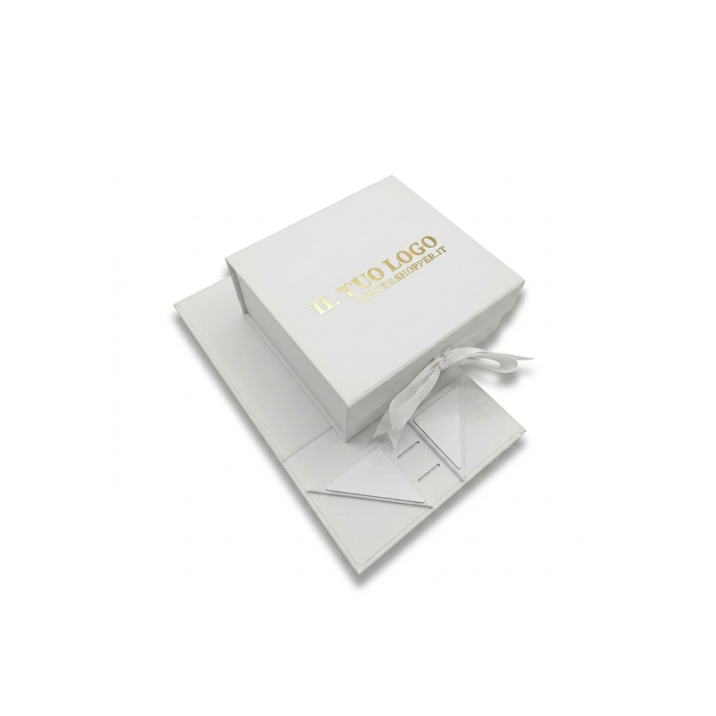Box Chiusura Magnetica - Bianco - F.to 20 x 18 x 8 cm.