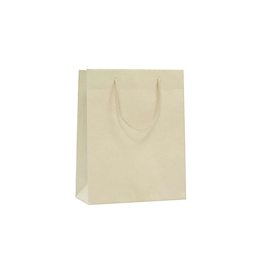 Lux Natural in carta riciclata con manico cordino