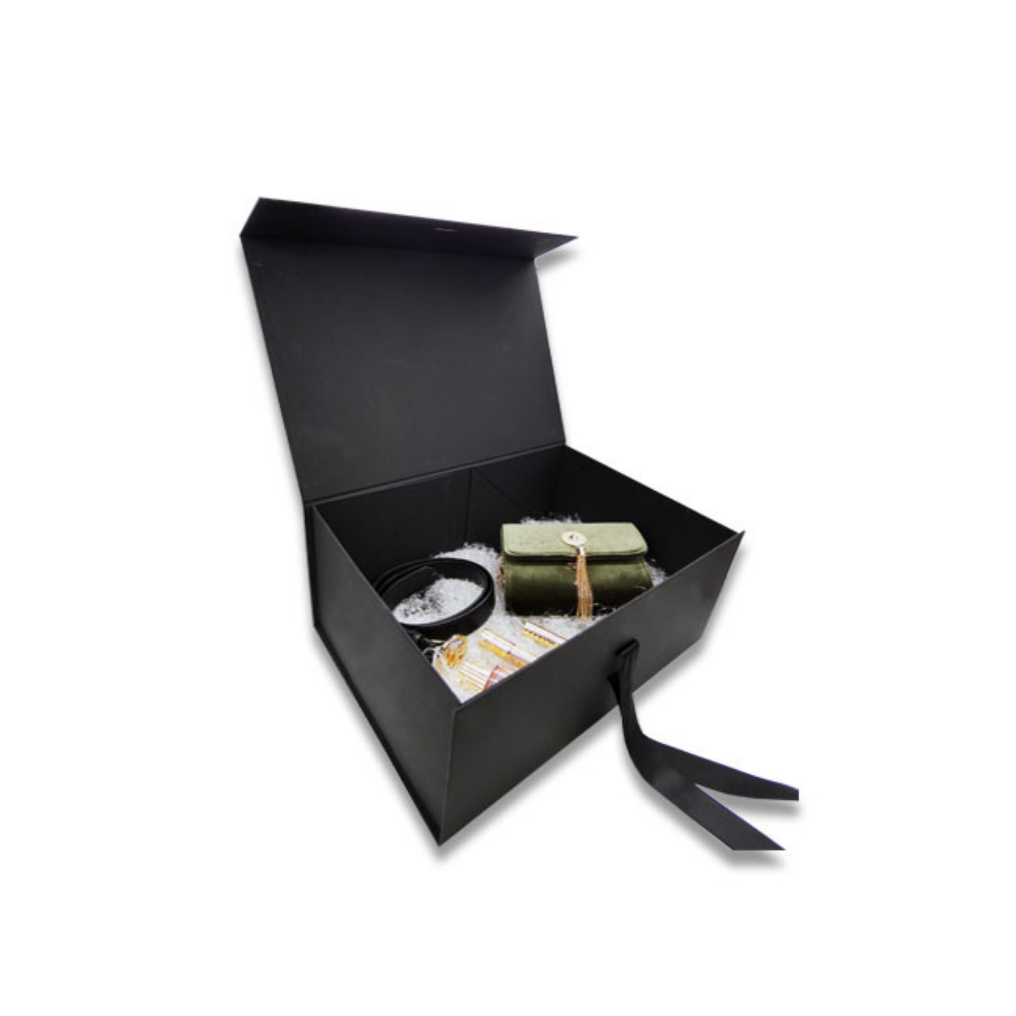 Box Chiusura Magnetica - Nero - F.to 39 x 28 x 18 cm.