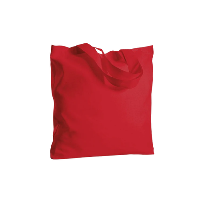 Borsa shopping in 100% cotone organico, manico lungo, rifiniture cucite - Grace