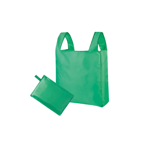 Borsa shopping in polipropilene, nylon 210d ripiegabile in pochette - Tracy