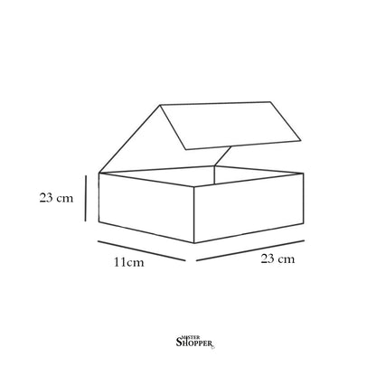 Box Chiusura Magnetica - Carta kraft F.to 23x11x23 cm
