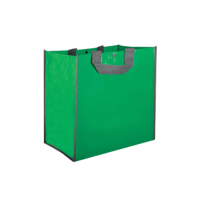 Borsa shopping in polipropilene riciclato, manici corti con soffietto - Ares