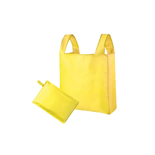 Borsa shopping in polipropilene, nylon 210d ripiegabile in pochette - Tracy