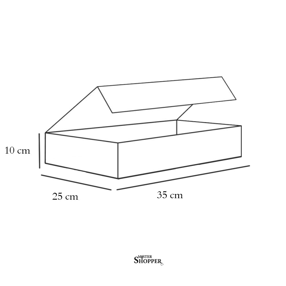 Box Chiusura Magnetica - Glossy F.to 35x10x25 cm