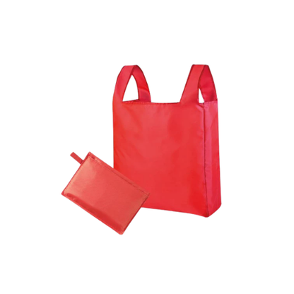 Borsa shopping in polipropilene, nylon 210d ripiegabile in pochette - Tracy