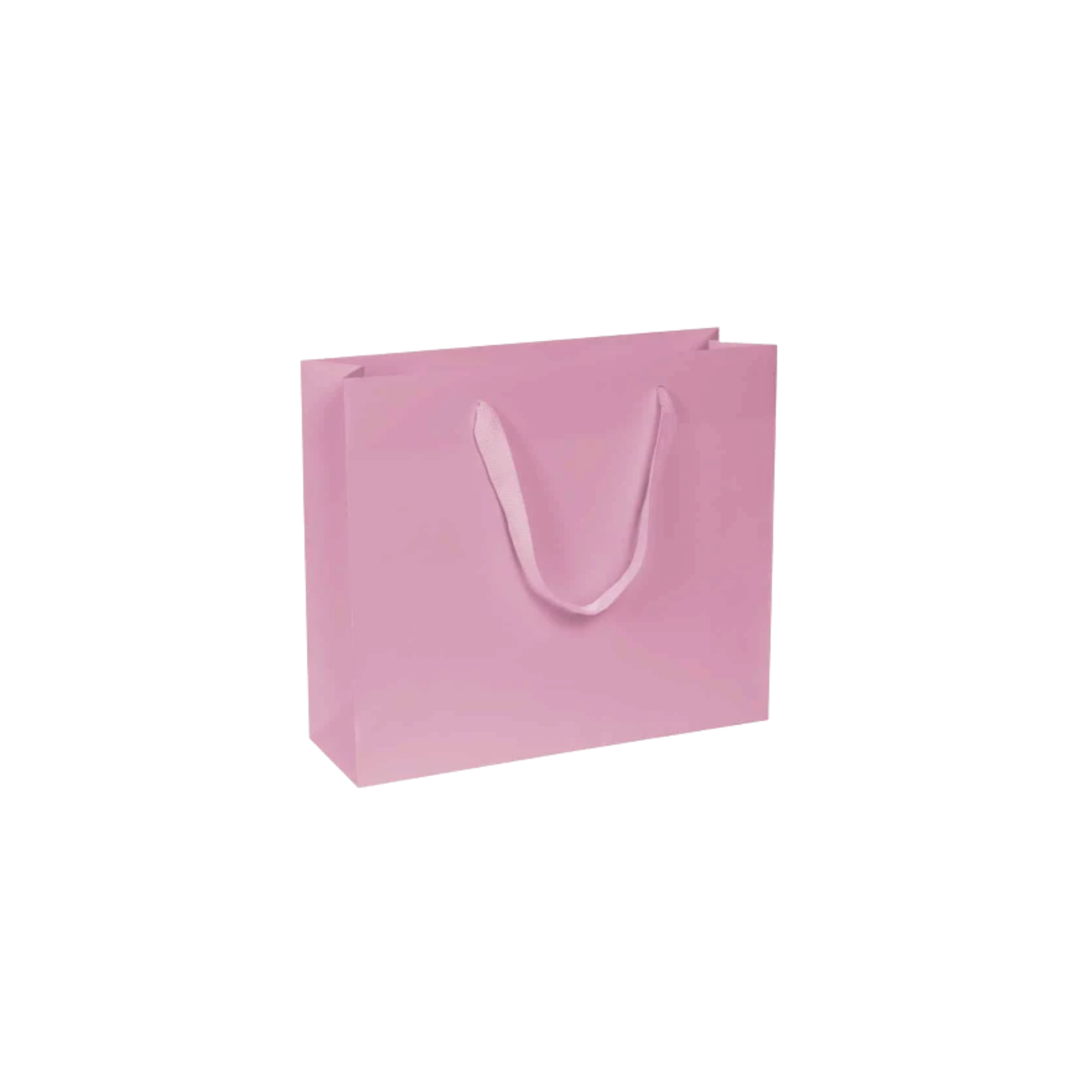 Chic in carta kraft con manico fettuccia e risvolto interno