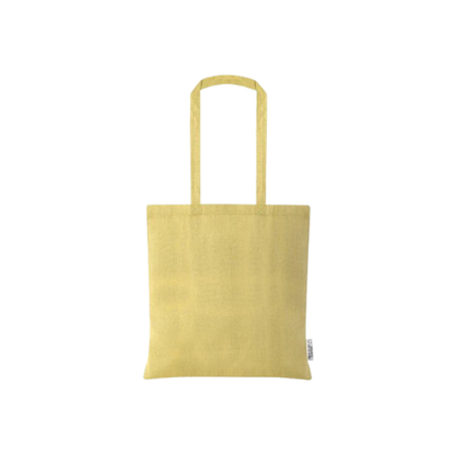 Borsa shopping in cotone riciclato, manico lungo e rifiniture cucite - Annie (Manca prezzo)