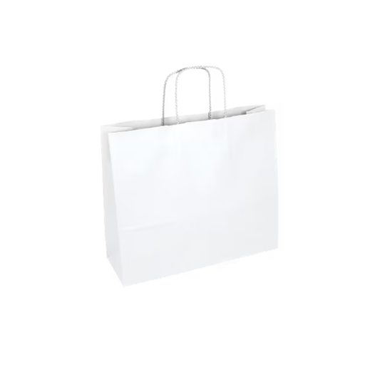 Royal in carta Kraft bianco manico in cotone - Colori Chiari