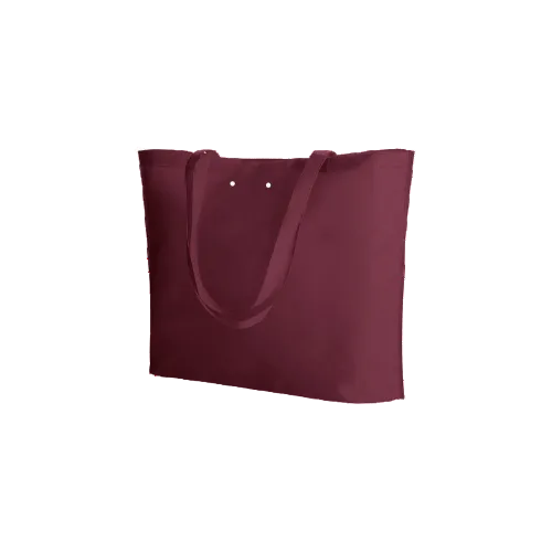 Borsa shopping in TNT con soffietto, manici lunghi, fori per nastro, rifiniture termosaldate - Gift