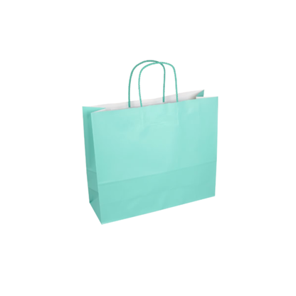 Royal in carta Kraft bianco manico in cotone - Colori Accesi