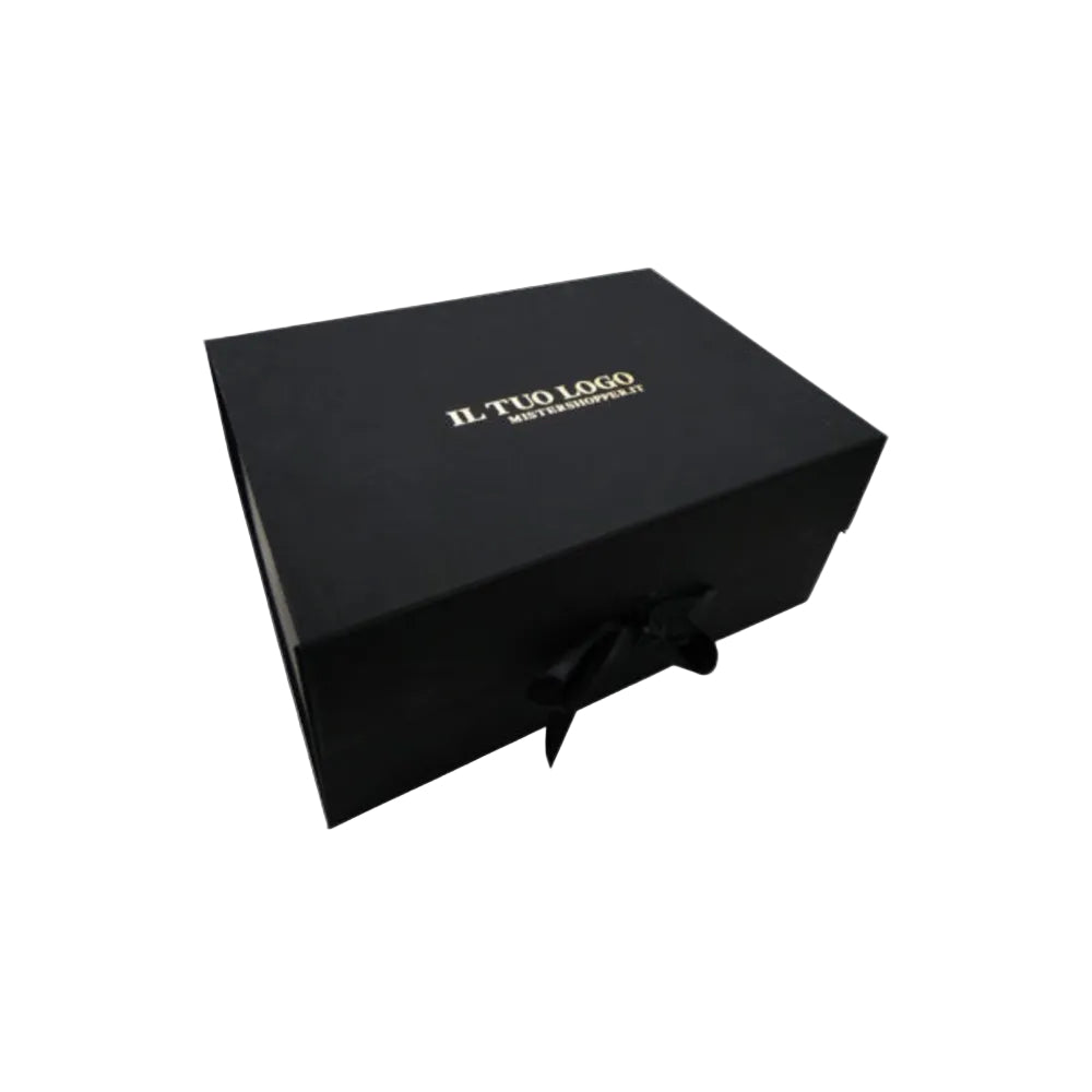 Box Chiusura Magnetica - Nero - F.to 39 x 28 x 18 cm.