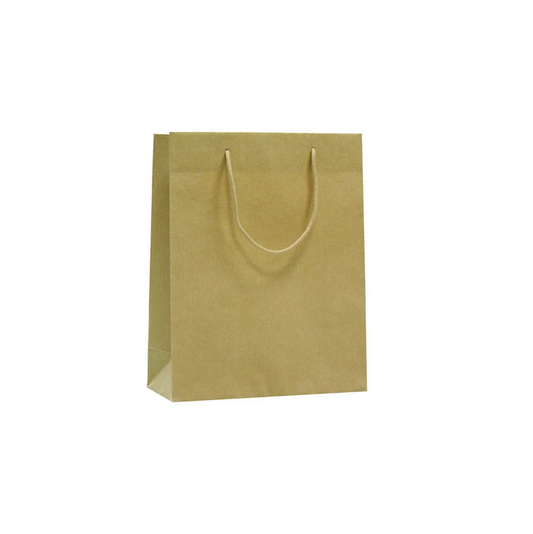 Lux Natural in carta riciclata con manico cordino