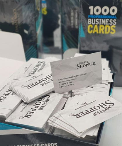 1000 bigliettini da visita professionali