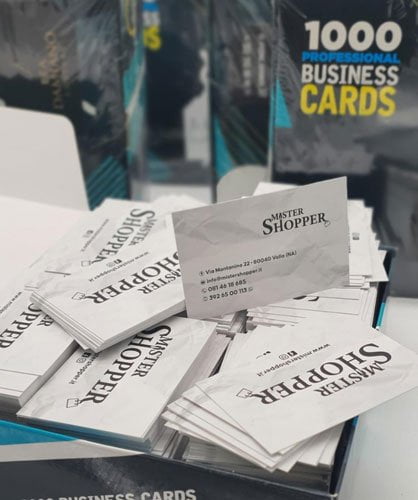 1000 bigliettini da visita professionali