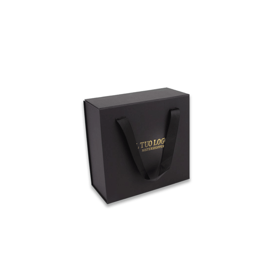 Box con manici in raso F.to 23*11*23 cm