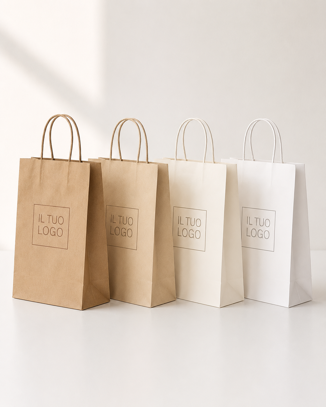 Shopper in carta colorate