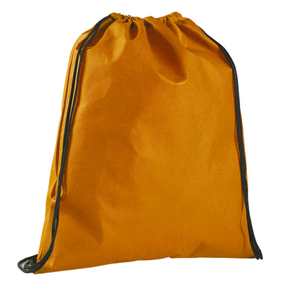 Zaino sacca personalizzabile in tnt 80 gr con chiusura a doppio cordoncino